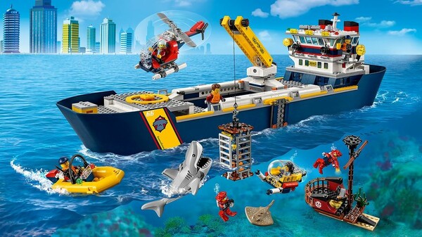LEGO LEGO 60266 Le bateau d'exploration océanique 673419319348