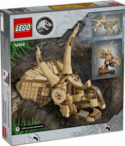 LEGO LEGO 76969 Les fossiles de dinosaures : le crâne de tricératops 673419404112