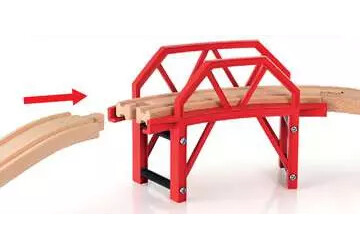 Brio Train Brio Train en bois Pont Courbe 33699 7312350336993
