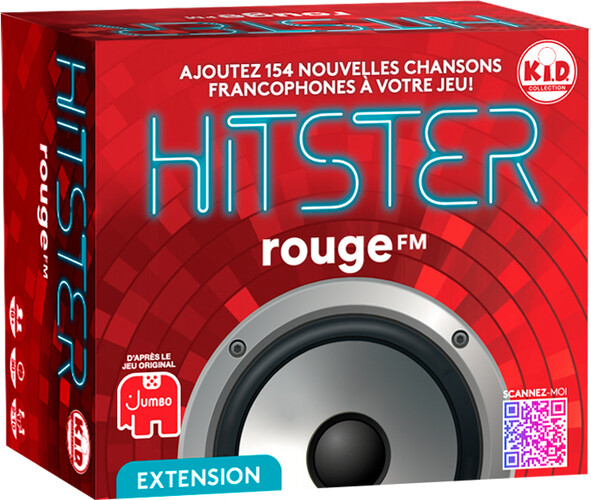 Kid collection hitster (fr/en) - extension 100% franco rouge fm 629270810524