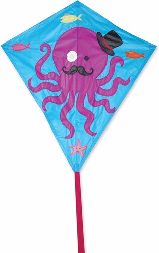 Premier Kites Cerf-volant monocorde Losange 30" pieuvre 630104152543