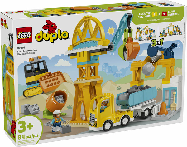 LEGO LEGO 10476 3 in 1 Construction Site and Vehicles 673419420655