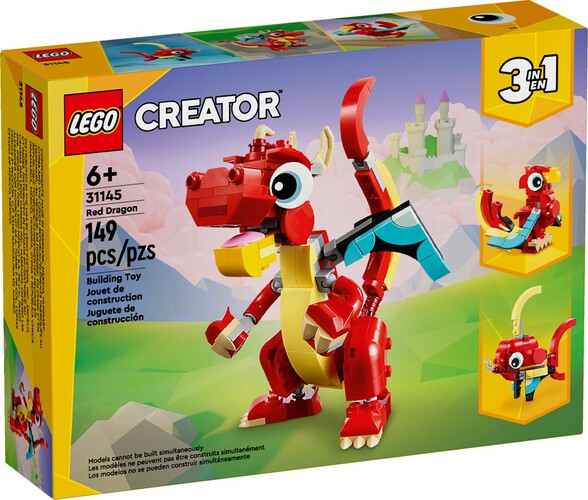 LEGO LEGO 31145 Le dragon rouge 673419390170