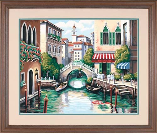 Dimensions PaintWorks Peinture à numéro Canal pittoresque Venise 20x16" 91303 088677913038