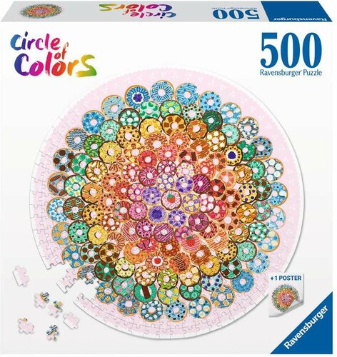 Ravensburger Casse-tête 500 cercle de couleurs - Beignets 4005556173464