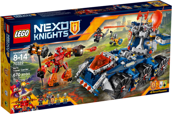LEGO LEGO 70322 Nexo Knights Le transporteur de tour d'Axl (août 2016) 673419247306