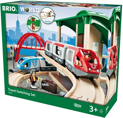 Brio Train Brio Train en bois Circuit plateforme voyageurs 33512 7312350335125
