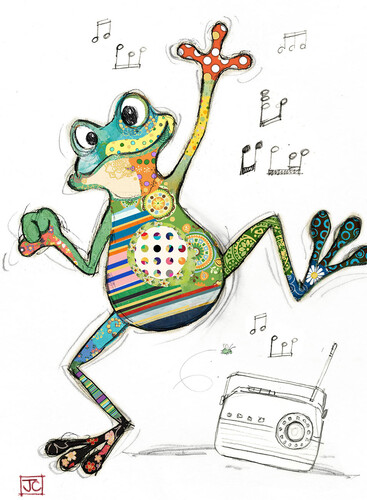 Bug Art Carte fête Kooks grenouille sans texte 5033678640099