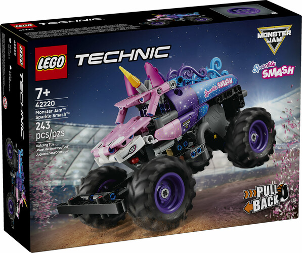 LEGO LEGO 42220 Monster Jam Sparkle Smash Pull-Back 673419419550