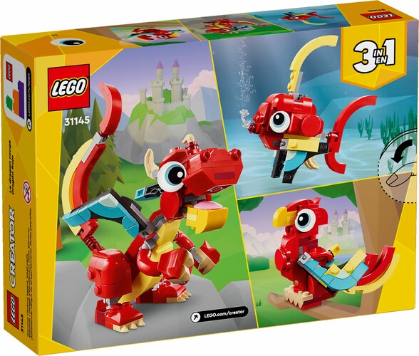 LEGO LEGO 31145 Le dragon rouge 673419390170