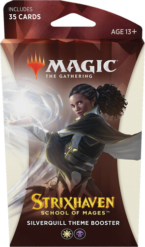 Wizards of the Coast MTG strixhaven Theme Booster Silverquill *