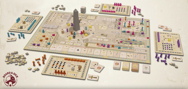 Pixie Games Tekhenu L'obélisque du Soleil (fr) base 3701358300435