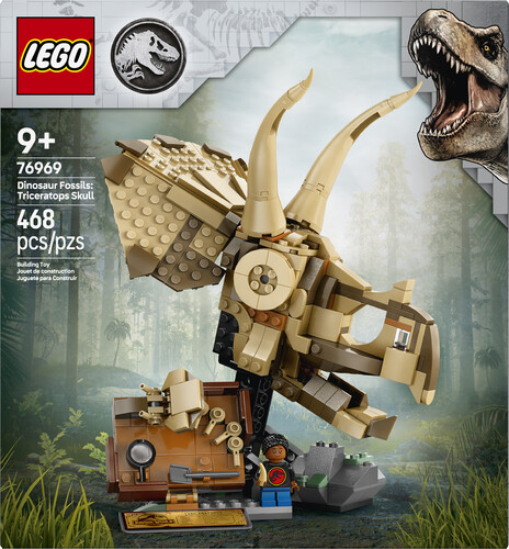 LEGO LEGO 76969 Les fossiles de dinosaures : le crâne de tricératops 673419404112
