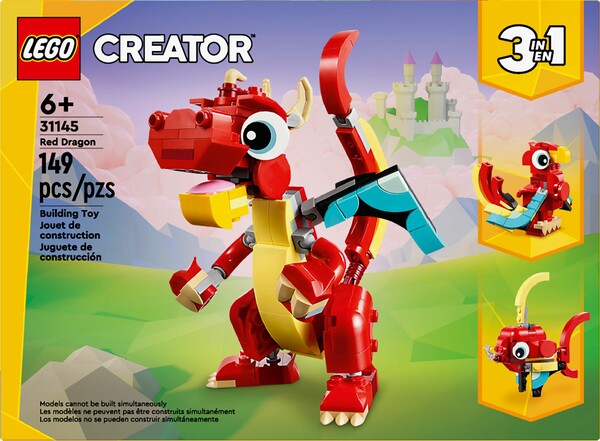 LEGO LEGO 31145 Le dragon rouge 673419390170