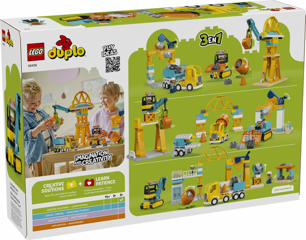 LEGO LEGO 10476 3 in 1 Construction Site and Vehicles 673419420655