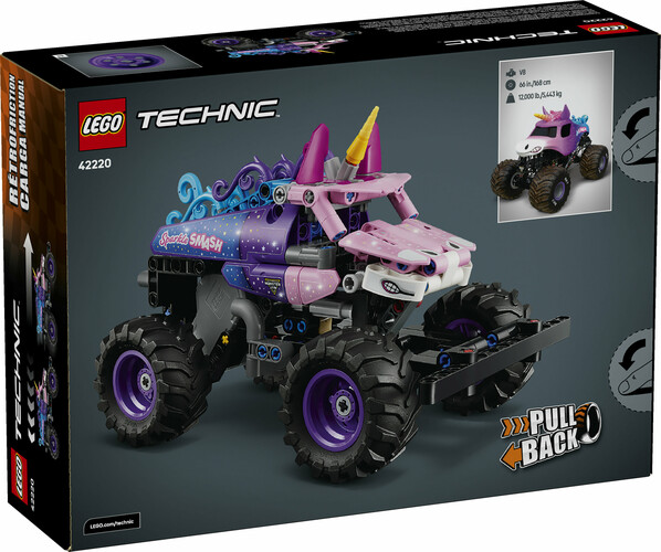 LEGO LEGO 42220 Monster Jam Sparkle Smash Pull-Back 673419419550