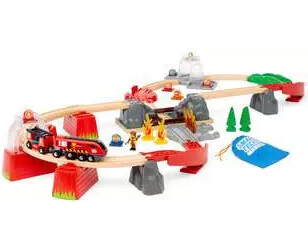 Brio Train Brio Train en bois Smart Tech sound - Circuit Action Pompier 36004 7312350360042