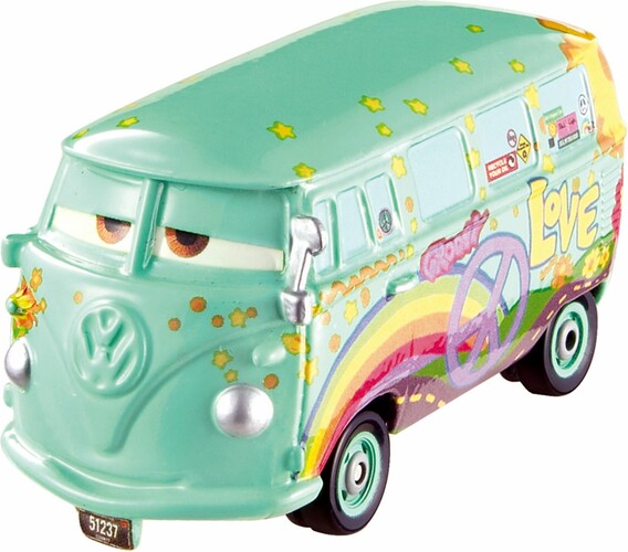 Mattel Les Bagnoles 3 caravane Volkswagen Westfalia Fillmore (Cars 3) 887961537383