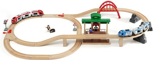 Brio Train Brio Train en bois Circuit plateforme voyageurs 33512 7312350335125