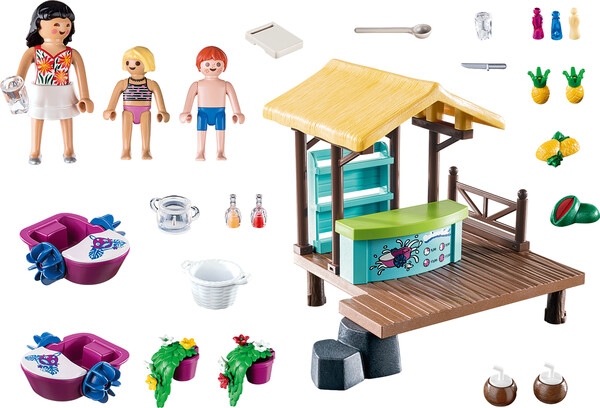 Playmobil Playmobil 70612 Bar flottant et vacanciers 4008789706126