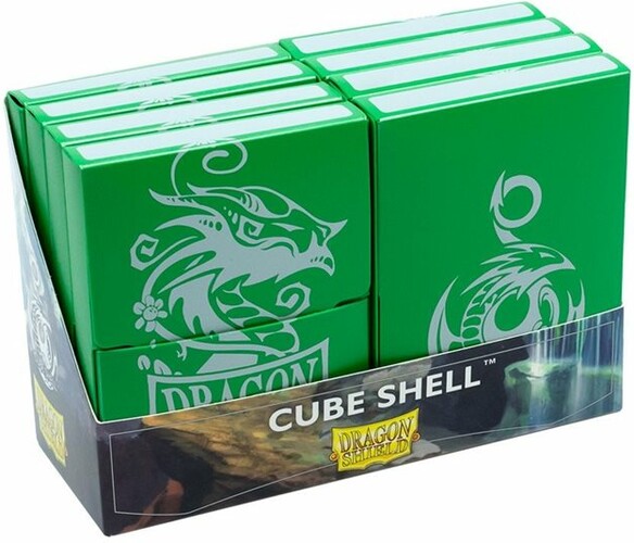 Dragon Shield Boite 20 cartes Dragon Shield Cube Shell: vert 