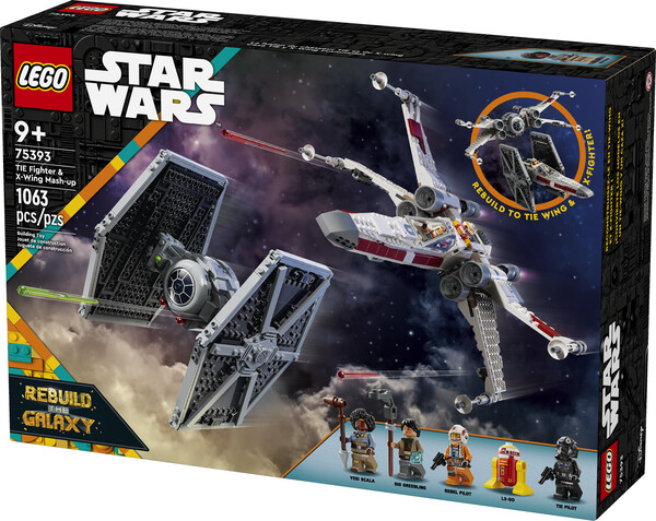 LEGO LEGO 75393 La fusion du chasseur TIE et du X-wing 673419389624