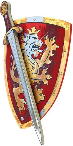 Liontouch Costume chevalier noble rouge ensemble 10750 5707307107504