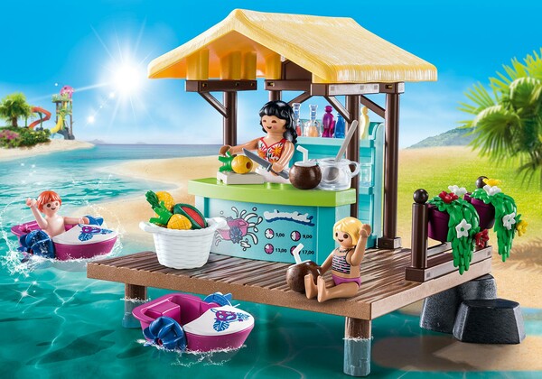 Playmobil Playmobil 70612 Bar flottant et vacanciers 4008789706126