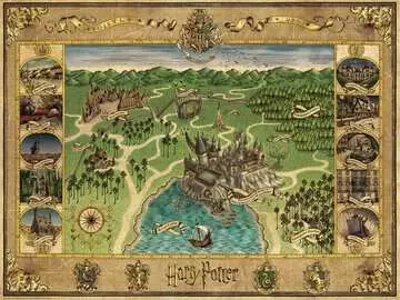 Ravensburger casse-tête Casse-tête 1000 harry potter La carte de Hogwarts 4005555007203