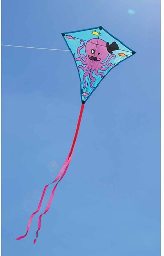 Premier Kites Cerf-volant monocorde Losange 30" pieuvre 630104152543