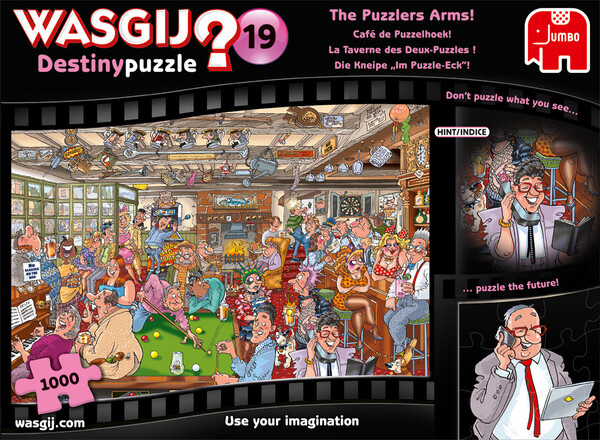 Jumbo Casse-tête 1000 Wasgij Destiny #19 La Taverne des Deux-Puzzles ! 8710126191668