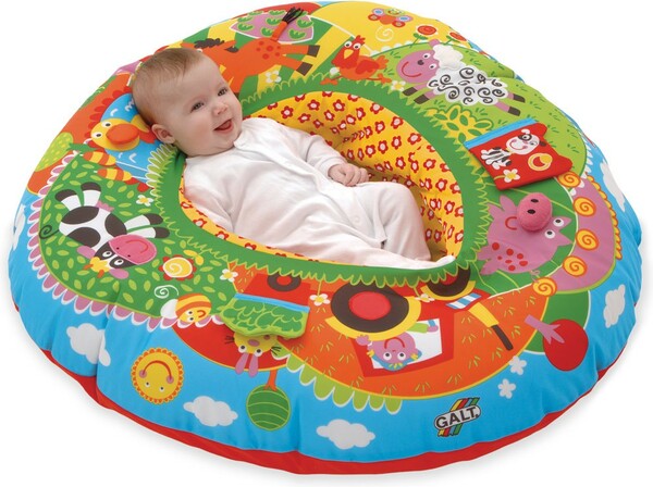 Galt Toys Playnest coussin gonflable matelassé d'activités de la ferme (beigne/tube) 5011979558046