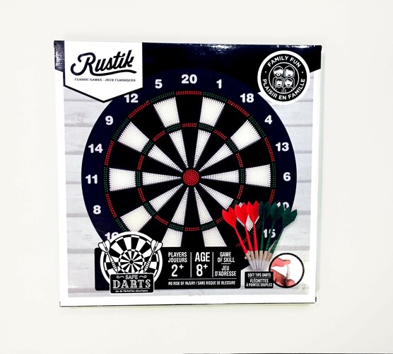 Rustik Jeu de fléchettes / dards sécuritaires 061404022036