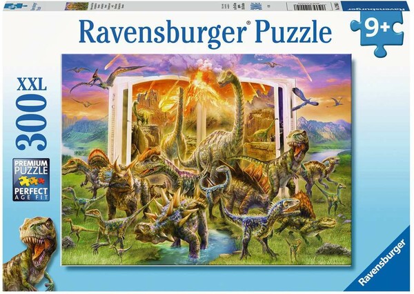Ravensburger Casse-tête 300 XXL L'encyclopédie des dinosaures 4005556129058