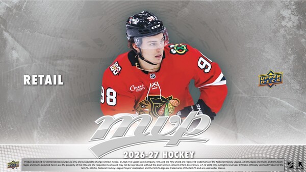 Upper Deck Upper Deck MVP Hockey 26/27 retail booster box (7/36/20) 053334610780
