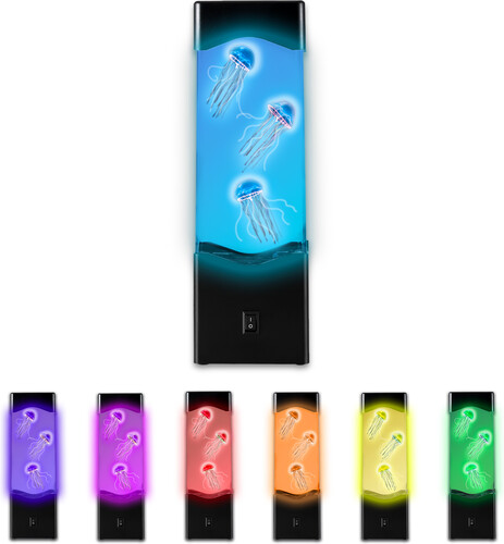 Lampe Méduse - 7 couleurs 9po 824464105886