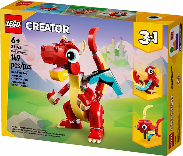 LEGO LEGO 31145 Le dragon rouge 673419390170