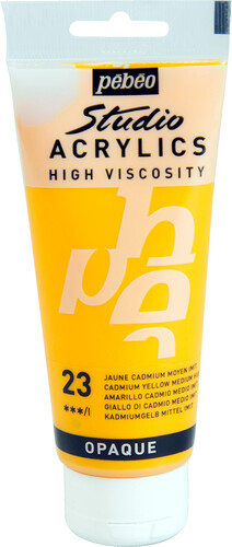 pébéo Acrylique Studio 100ml jaune cadmium moyen 23 3167868310232