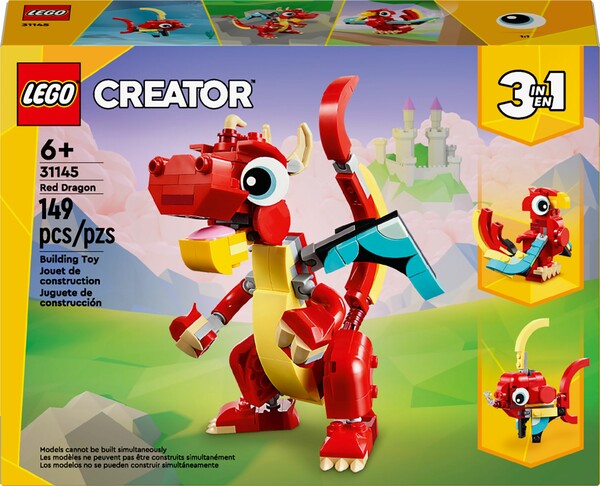LEGO LEGO 31145 Le dragon rouge 673419390170