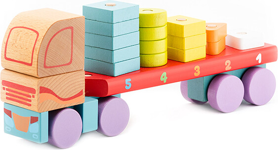 Cubika Camion avec figures geometriques 4823056513425