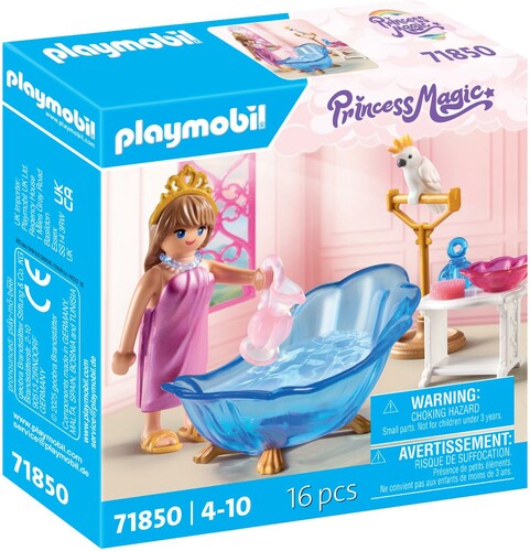 Playmobil Playmobil 71850 Salle de bain royale avec princesse et accessoires 4008789718501