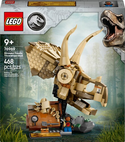 LEGO LEGO 76969 Les fossiles de dinosaures : le crâne de tricératops 673419404112