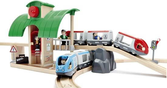 Brio Train Brio Train en bois Circuit plateforme voyageurs 33512 7312350335125