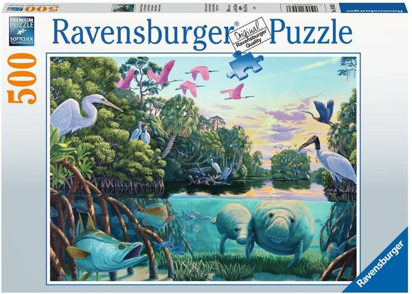 Ravensburger Casse-tête 500 Balade de lamantins 4005556169436