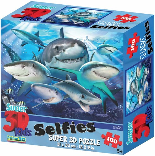 Imports Dragon Casse-tête 3D Selfie Shark (100pcs) 670889135348