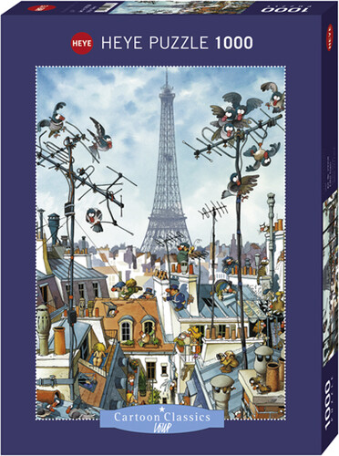 Heye Casse-tête 1000 J-J Loup - tour Eiffel, Paris, France 4001689293581