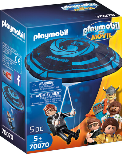Playmobil Playmobil 70070 Playmobil le film Rex Dasher avec parachute 4008789700704