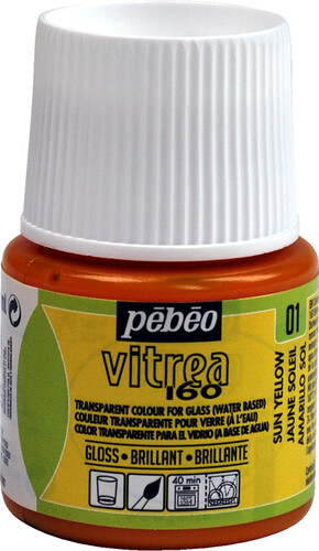 pébéo Peinture pour verre vitrea 160 45ml jaune soleil 01 3167861110013