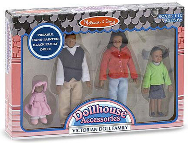 Melissa & Doug Famille de poupées victoriennes afro-américaine Melissa & Doug 2689 