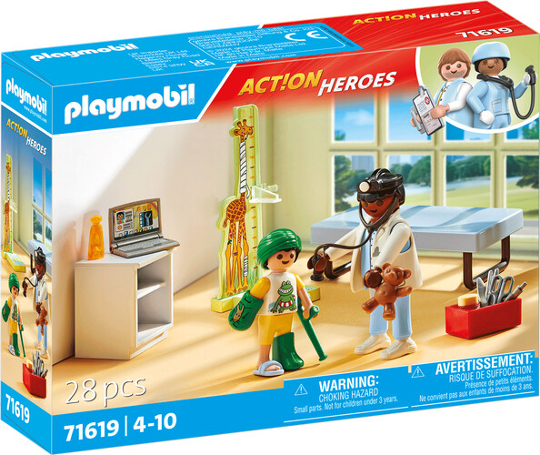 Playmobil Playmobil 71619 Pédiatre avec enfant 4008789716194